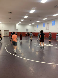 Rhinoh wrestling drill practice